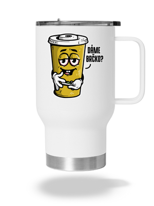 Dáme brčko? termohrnek White