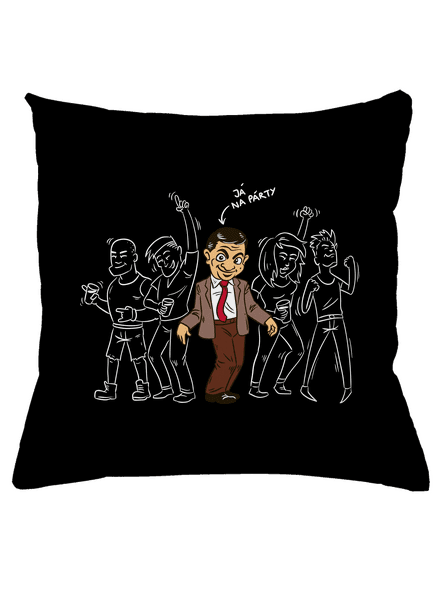 Já na párty polštář Black