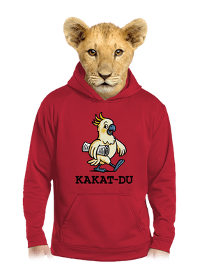 Kakat-du dětská mikina klokanka Fire Red