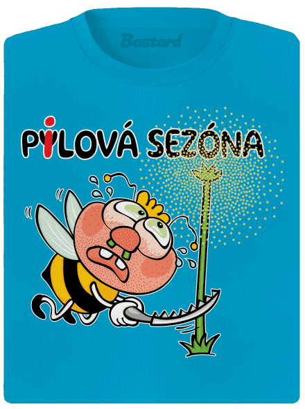 Pylová sezóna dámské sportovní tričko Blue Atol