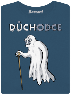 Duch důchodce dámské tričko premium Petrol Blue