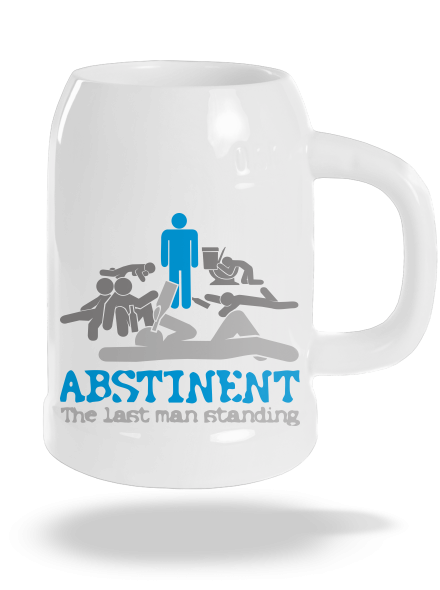 Abstinent půllitr White