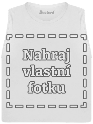 Vlastní potisk dámské tílko volné White