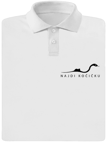 Najdi kočičku pánská polokošile White