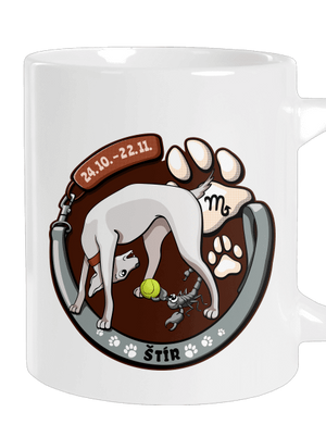 Psí horoskop: Štír velký hrnek White