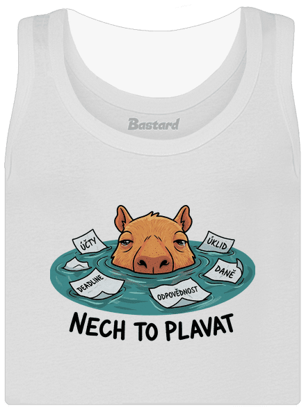 Nech to plavat dámské tílko klasické White