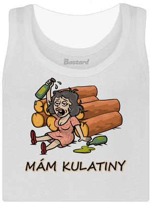 Mám kulatiny dámské tílko klasické White