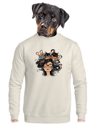 unisex mikina bez kapuce