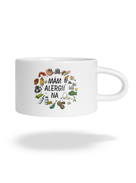 Mám alergii na... + fix hrnek makronka White