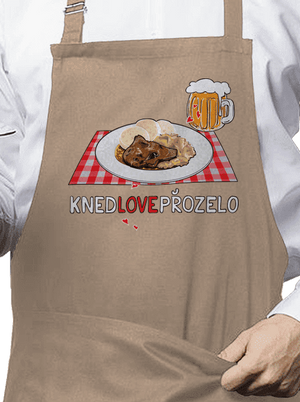 Knedlo vepřo zelo zástěra Rope