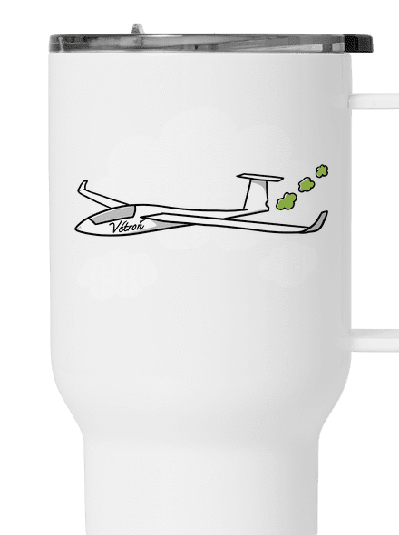 Větroň termohrnek White