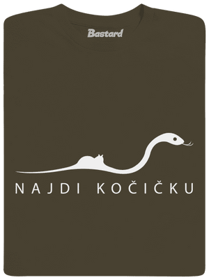 Najdi kočičku pánské tričko Urban Khaki