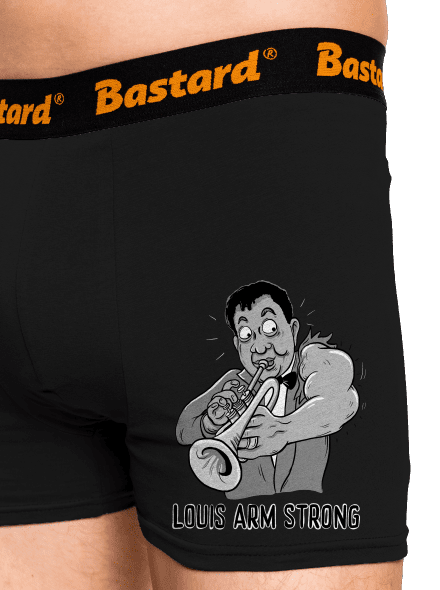 Louis Armstrong boxerky Black