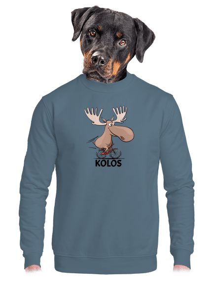 Kolos unisex mikina bez kapuce Nordic Blue