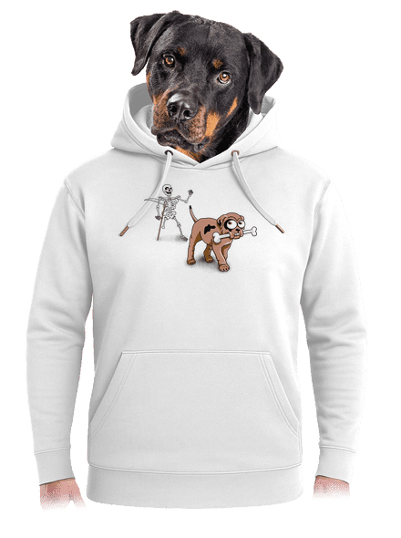 Kostlivec unisex mikina premium Snowwhite