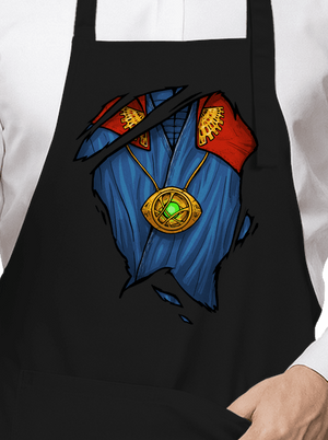 Doctor Inside zástěra Black