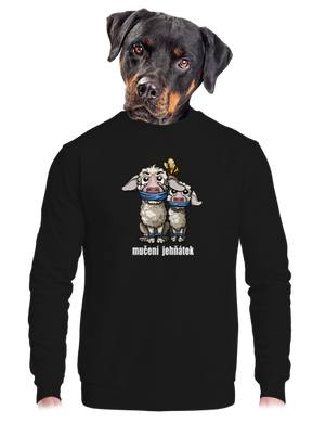 unisex mikina bez kapuce