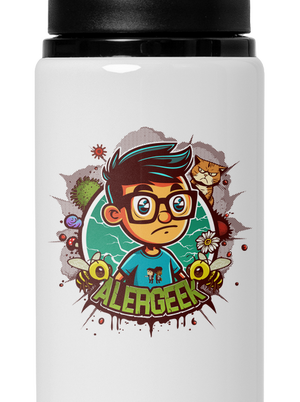 Alergeek lahev na vodu White