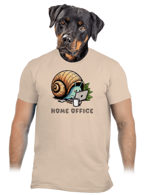 Šnekův home office pánské tričko Sand