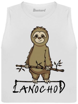 Lanochod dámské tílko volné White