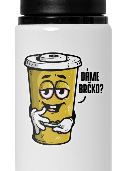 Dáme brčko? lahev na vodu White