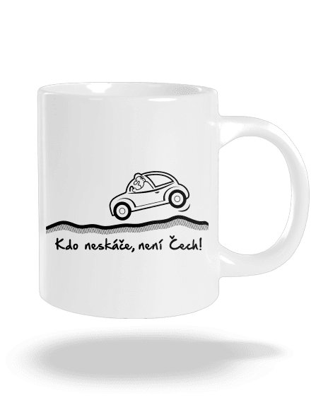 Kdo neskáče velký hrnek White
