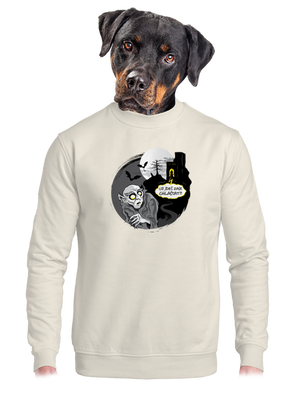 unisex mikina bez kapuce