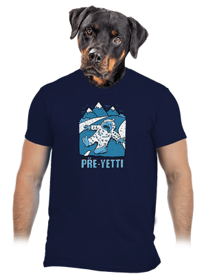 Pře-Yetti pánské tričko Navy