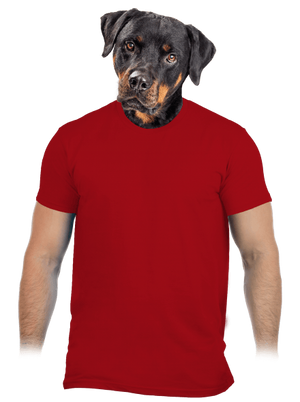 Bez potisku pánské tričko Red