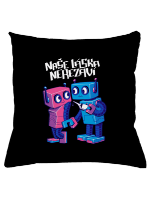 Roboti polštář Black