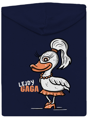 Lejdy Gaga pánská mikina na zip Navy