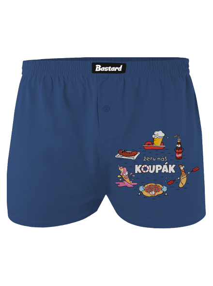 Český koupák pánské trenky Blue