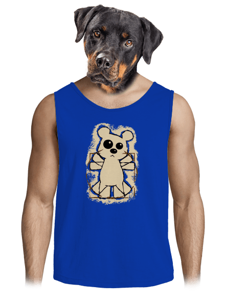 Da Vinci Teddy pánské tílko Royal Blue