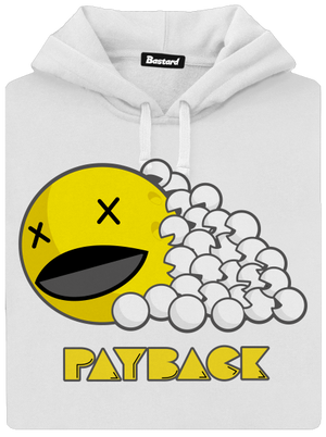 Payback dámská mikina klokanka White