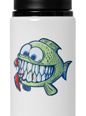 Hladová rybka lahev na vodu White