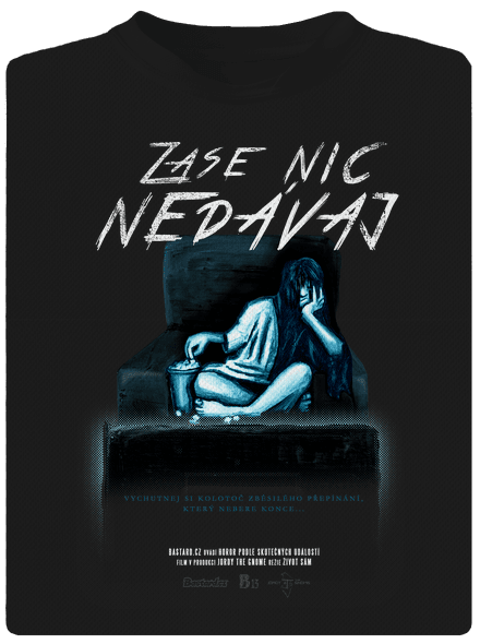 B13: Zase nic nedávaj dětské sportovní tričko Black