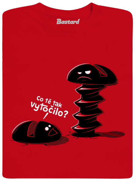 Vytočenej dětské tričko Red
