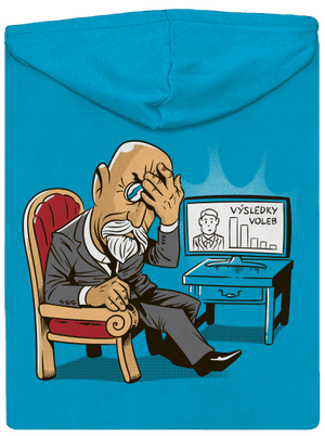 Masaryk dámská mikina na zip Blue Atol