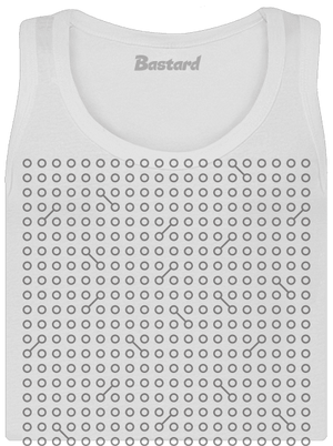 NYX 20 let dámské tílko klasické White