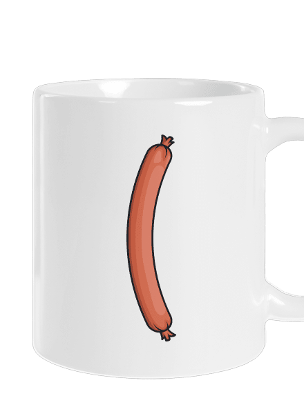 Párek a rohlík klasický hrnek White