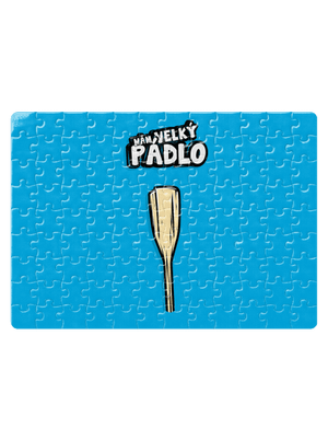 Velký pádlo puzzle White