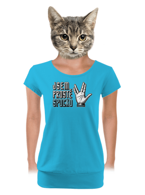 dámské tričko s lemem