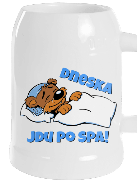 Dneska jdu po spa půllitr White