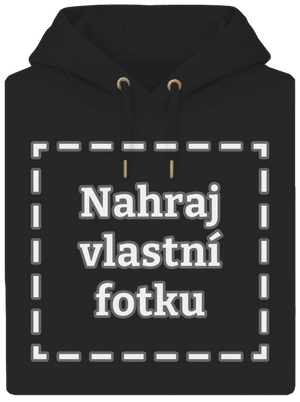 Vlastní potisk unisex mikina premium Dark Black
