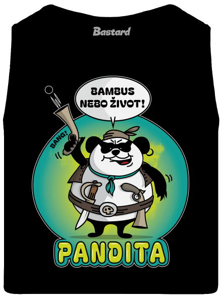 Pandita pánské tílko Black