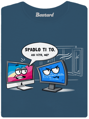 Mac vs. Windows dámské tričko premium Petrol Blue