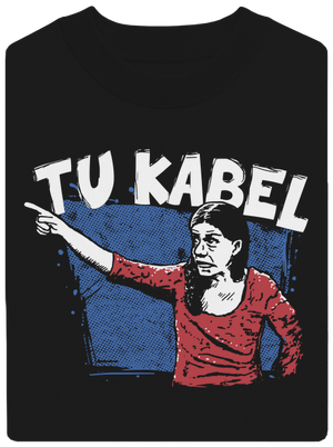 Tukabel unisex mikina bez kapuce Black