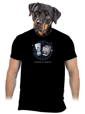 Winter is coming pánské tričko Black