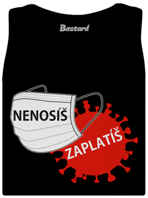 Nenosíš zaplatíš dámské tílko klasické Black