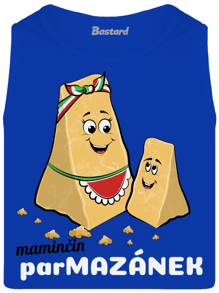 Maminčin Parmazánek pánské tílko Royal Blue